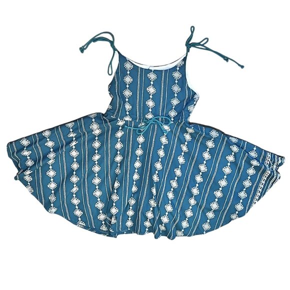 Wildling Teal Boho Nico Dress 4T